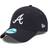 New Era Men's Navy Atlanta Braves League 9FORTY Adjustable Hat