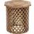 Beliani Khanpur Dark Wood Småbord 42cm