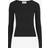 Gina Tricot Basic Long Sleeve Top - Black