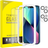JeTech Camera Lens & Tempered Glass Film Screen Protector for iPhone 13 mini 2-Pack