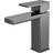 Balterley Square Mono Basin Tap & Push Button Waste Silver