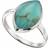 Beginnings Marquise Ring - Silver/Turquoise