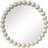 Melody Maison Bobble Bobbin Taupe Wall Mirror 80cm