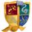 The Noble Collection Harry Potter Kudde with Gosedjur Quidditch Crest & Golden Snitch