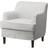 IKEA ROCKSJÖN Hooves Grey/White Fåtölj 80cm