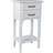 Alexandra House Living Nightstand White Sängbord 26.5x37cm