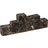 Mette Ditmer Step Brown Ljusstake 11.5cm