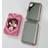 Shein Girlcore Cute Cartoon Girl Pattern Flip Makeup Mirror
