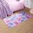 OHS Kids Washable Supersoft Gaming Rug Lilac