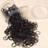 Shein 500pcs Black Disposable Hair Ties For Children