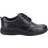 Hush Puppies Senior Boy's Harvey School Shoes - Black