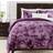 Chanasya Aubergine Duvet Cover Purple (228.6x228.6cm)