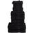 vidaXL Premium Handduk Svart (140x70cm)