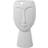 Alexandra House Living Glossy Face White Vase 47cm