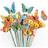 Shein Vibrant Glowing 3D Butterfly Garden Stakes -20pcs