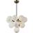 Artcrafft Gem Marble/Black/Brushed Brass Ceiling Lamp