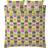 Orla Kiely Multi Block Stem Påslakan Grön, Rosa (200x137cm)