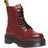 Dr. Martens Jadon Smooth Leather Platform Boots - Red