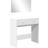 vidaXL 840702 White Sminkbord 39x80cm