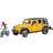 Bruder Jeep Wrangler Rubicon with Mountain Bike and Male Cyclist 02543