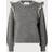 Selected Femme Flæset Pullover Grå