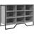 vidaXL 848647 Grey Sonoma Shoe Rack 90x61.5cm