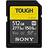 Sony SF-M512T Flash-minneskort 512 GB Video Class V60 UHS-II U3 Class10 SDXC UHS-II