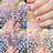 Shein Mixed Cute Cartoon Nail Art Stickers DIY Princess Waterproof Nail Decals Heart Flower Nail