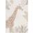 KM Carpets Genova Gulvtæppe Giraf 80 x 150 cm Creme Beige cm