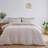 Dunelm Billie Duvet Cover Natural (200x135cm)