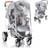 Universal Rain Cover for Pushchair with Front Pram Rain Cover