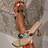 Shein Sexy Fashion Gold High Heel Square Toe Sandals Jeweled Footbed Mules Kitten Heels