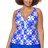 Raisins Curve Tanzania V Neck Tankini Top - Blue