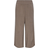 Pieces Vinsty Hair Blend Culotte Pants - Fossil