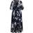 City Chic Sylvie Maxi Dress Plus Size - Navy
