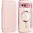 MTP Products Google Pixel 8a Flikfodral med kortplats MagSafe-kompatibel Rosa