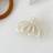 Shein French Medium Length Resin Hair Clip, Handcrafted Pattern Anti Slip Clip Pearl