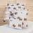 Shein 3pcs Cute Brown Bear And Floral Pattern Baby Diaper Wet/Dry Bag/Storage Bag
