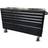 SGS 55" black powder coated steel 10 drawer work bench tool box chest roller cabinet