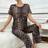 Shein Leopard Print Loungewear Set For Women