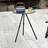 Shein 1pc Portable Folding Camping Table, Small Round Tabletop With 3-Legged Stand For Picnic, Outdoor Entertaining