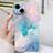 Shein High Transparency Marble Pattern Painted Anti-Fall Soft Case for iPhone 15 Pro Max