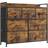 Songmics LTS137B01 Rustic Brown/Ink Black Chest of Drawer 28.5x85cm