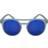 Ocean Sunglasses Dolphin Helmet Sunglasses Blue/Grey