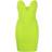 Solace London Strapless Sweetheart Mini Dress - Lime Green