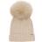 Huttelihut Sand Melange Hue Knit W. Alpaca Pompom 8-10 år/55