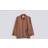 Hay Outline Long Pyjama Shirt - Milk Chocolate
