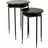 Alexandra House Living Set Of 2 Tables Black Bord 2st