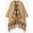 Burberry Check Wool Cape Sand