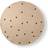 ferm LIVING Jute Carpet Black Dots Small Ø39.4